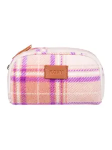Roxy školní pouzdro Fresh Oasis Dusty Coral Decke Plaid | Růžová | Velikost One Size