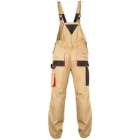 Kalhoty montérkové s laclem, béžové, 2L, LAHTI PRO