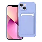 Card Case obal, iPhone 14 Plus, fialový