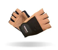 MADMAX Fitness rukavice - MFG 444, M, hnědá