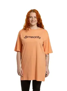 Meatfly dámské tričko Rory Coral Sand | Oranžová | Velikost L | 100% bavlna