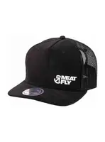 Meatfly kšiltovka Shaun Trucker Black / White Decent Revital | Černá | Velikost One Size