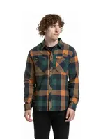 Meatfly pánská košile Kurt Violet / Red | Oranžová | Velikost XXL