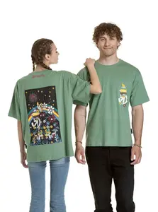 Meatfly unisex tričko Dwarf Hydge Green Dwarf | Zelená | Velikost L/XL | 100% bavlna