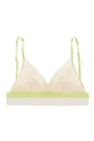 VIVANCE Podprsenka  krémová / zelená