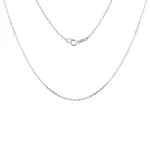 Řetízek typu ankr 28 v délce 45 cm v bílém zlatě KLENOTA
