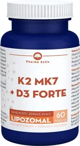 PHARMA ACTIV LIPOZOMAL K2 MK7 + D3 FORTE tob.60 60 tobolek