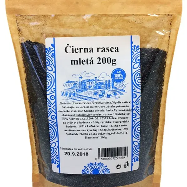 NAJTELO Kmín černý Nigella mletý 200 g