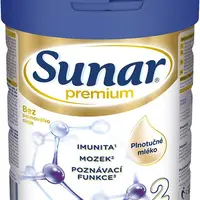 SUNAR Premium 2 pokračovací kojenecké mléko 700 g
