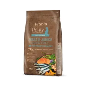 Fitmin Dog Purity GF Adult & Junior Fish Menu 2 kg | Granule pro psy