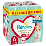 PAMPERS Premium Care Pants Plenkové kalhotky vel. 6, 15+ kg, 93 ks