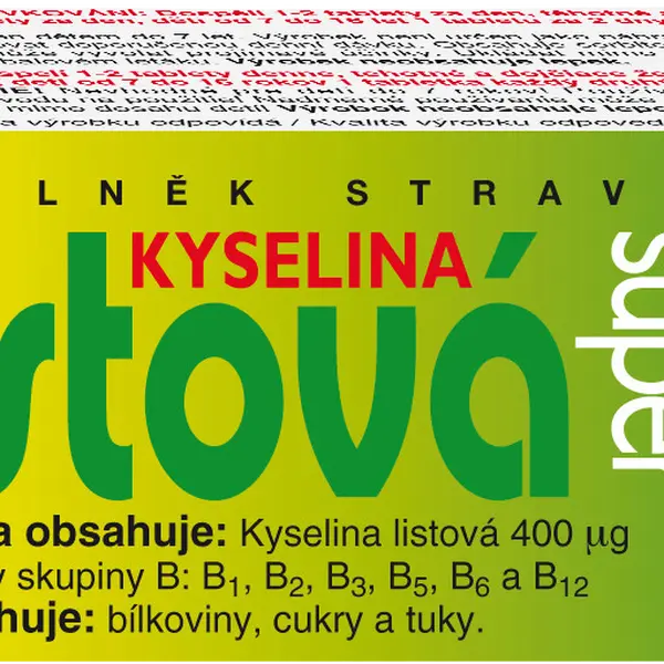 NATURVITA Kyselina listová Super 60 tablet