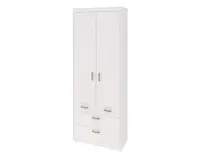 Skříň se zásuvkami Mega 76, bílá