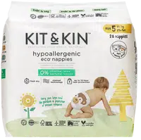 KIT & KIN Eko plenky, velikost 5, 28 ks