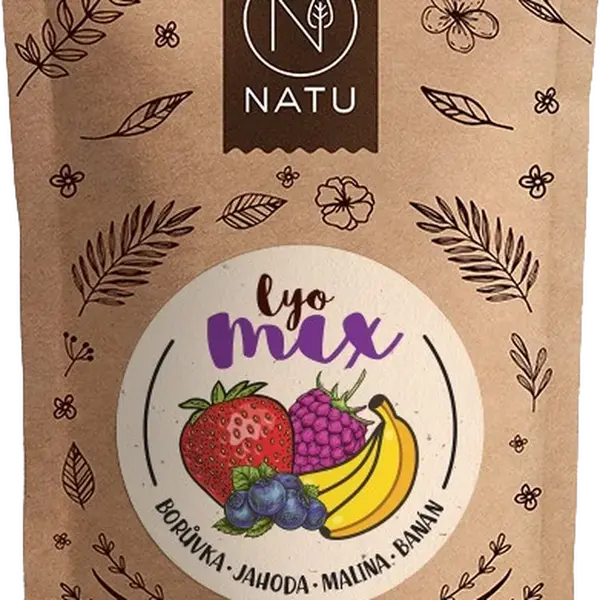 NATU Lyo Mix borůvka a jahoda 35 g