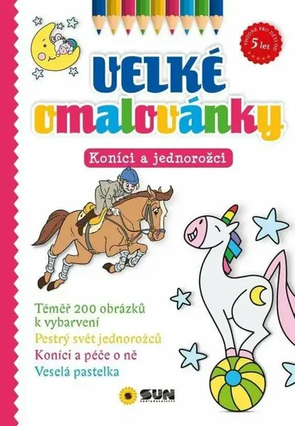 Velké omalovánky - Koníci a jednorožci (Defekt)