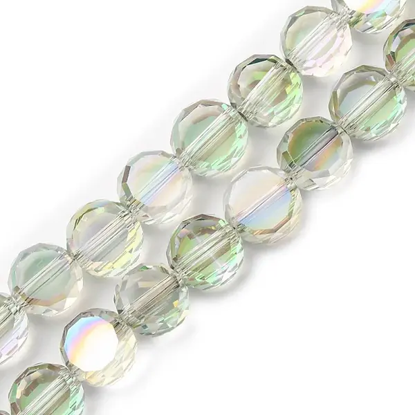 Electroplate Glass Beads Strands