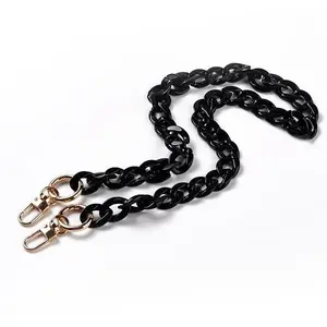 Acrylic Curb Chains Bag Straps