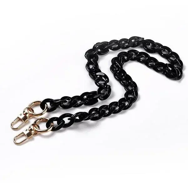 Acrylic Curb Chains Bag Straps