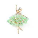 Ballet Dancer Girl Alloy Resin Brooches for Backpack Clothes
