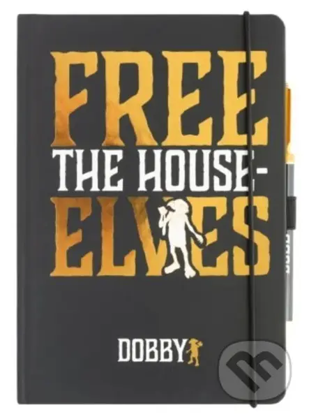 Poznámkový blok s propiskou Harry Potter: Dobby je volný skřítek (A5 14,8 x 21 cm)