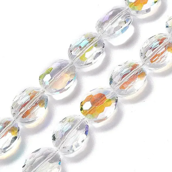 Faceted Glass Beads Strands