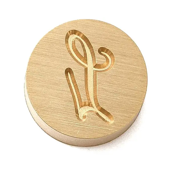 Golden Tone Brass Letter Stamps