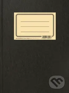 BOBO šitý poznámkový blok Retro A5, čtverečkovaný