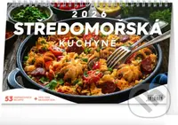 NOTIQUE Stolní kalendář Středomořská kuchyně 2026 (řádky)