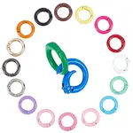 36Pcs 18 Styles Zinc Alloy Key Clasps