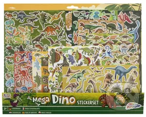 Mega set samolepek - Dino,Mega set samolepek - Dino