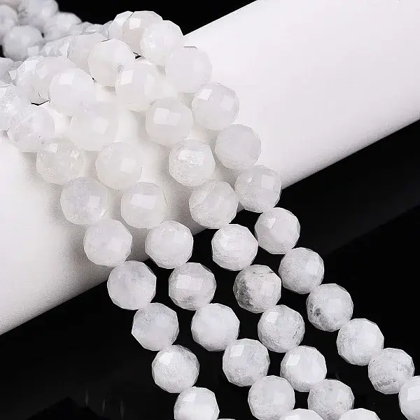 Natural Rainbow Moonstone Beads Strands