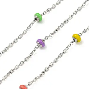 304 Stainless Steel Enamel Link Chains