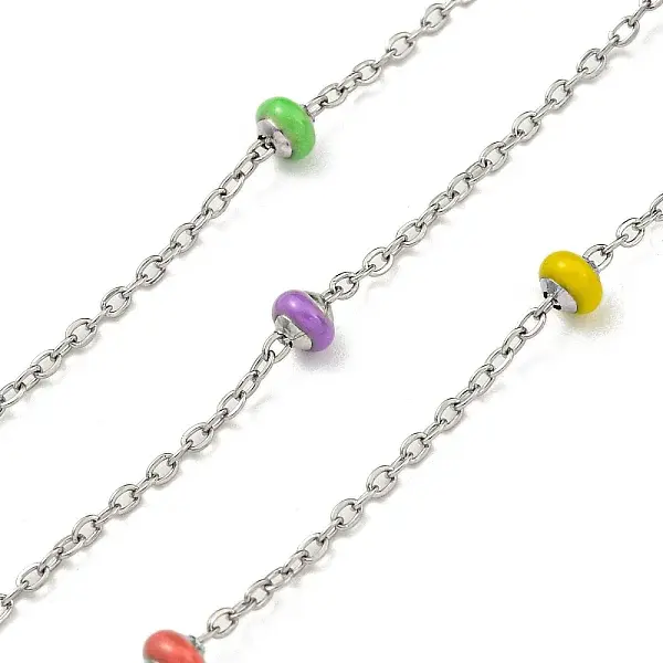 304 Stainless Steel Enamel Link Chains