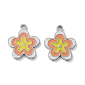 304 Stainless Steel Enamel Pendants