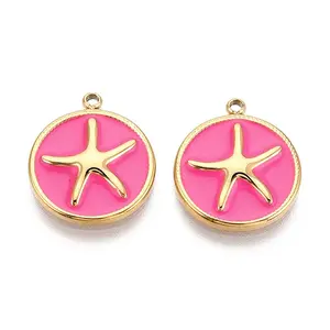 304 Stainless Steel Enamel Pendants