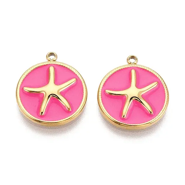 304 Stainless Steel Enamel Pendants