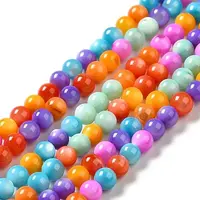 Dyed Natural Freshwater Shell Beads Strands