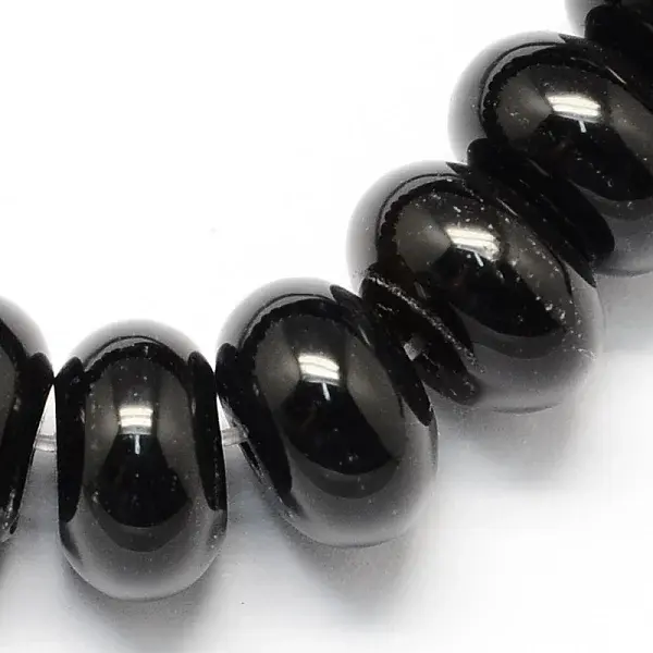 Dyed Natural Black Onyx Beads Strands