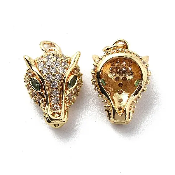 Brass Cubic Zirconia Pendants