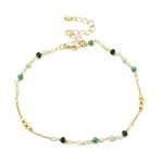 Faceted Glass Beaded Anklets