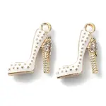 2Pcs Alloy Enamel Stilettos Pendants