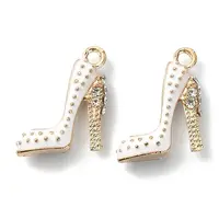 2Pcs Alloy Enamel Stilettos Pendants