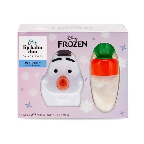 MAD BEAUTY Frozen set péče o rty balzám na rty 2 kusy