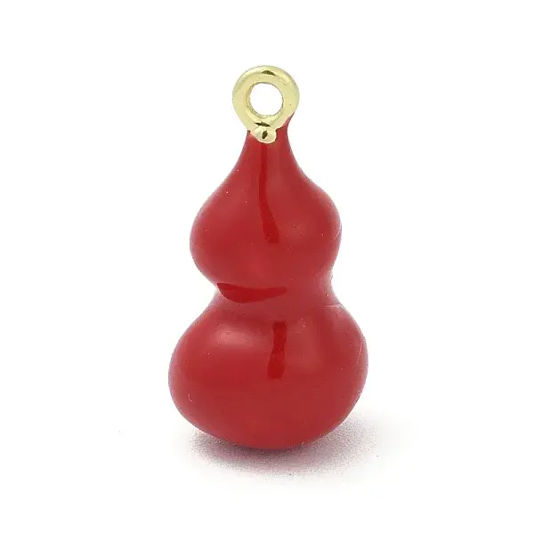 Gourd Brass Enamel Pendants