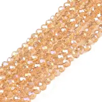 Electroplate Glass Beads Strands