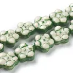 Handmade Porcelain Flower Beads Strands