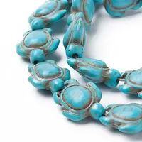Synthetic Turquoise Beads Strands