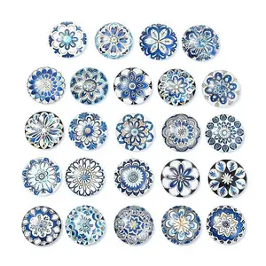 24Pcs Glass Cabochons