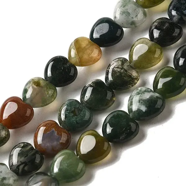 Natural Indian Agate Bead Strands